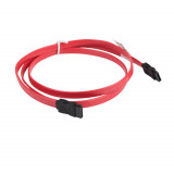 Cablu de date SATA III mama la SATA III mama, Lanberg 41310, 6 Gb s, 100 cm, rosu