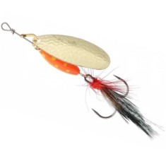 Lingurita Rotativa MIKADO Spinner M-Grub, Gold / Red Tiger, Nr.2, 7g foto