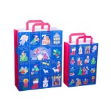 Sacosa Cadou Din Hartie - Sarbatorile Craciunului (S - 22 X 10.5 X 32Cm, 70G)