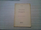 GH. VALSAN - Opere Postume II - Editura SOCEC, 1937, 43 p., Alta editura