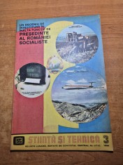 stiinta si tehnica martie 1984 foto