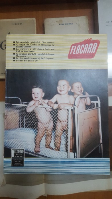 Flacăra, Nr. 24, Anul VI, 14 septembrie 1957