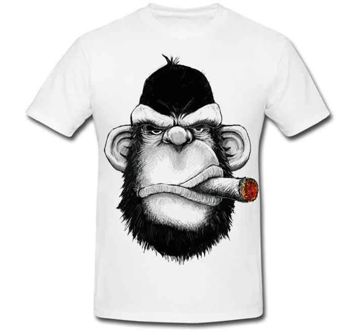 Tricou &quot; Monkey with cigar &quot;