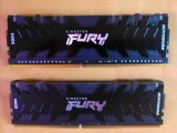 Memorie Kingston FURY Renegade RGB 64GB DDR4, 3600Mhz, CL18, Dual Channel Kit (garantie 2031)