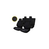 Set Huse Scaun Auto Traffic Albastru Autohelix MSA Material Textil Complet Fata Spate 5 Tetiere Universale