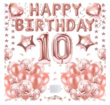 Cumpara ieftin Setul de baloane pentru petreceri Happy Birthday Balloons 10 ani