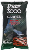 Feed 3000 Carpes Rouge (crap roșu) 1kg, Sensas