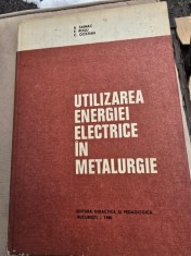 Utilizarea energiei electrice in metalurgie - A. Saimac