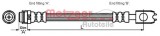 Conducta / cablu frana AUDI A3 (8L1) (1996 - 2003) METZGER 4116210