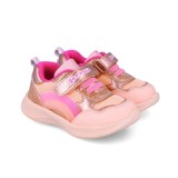 Sneakers cu leduri si curcubeu garvalin 252801, roz (marime: 26)