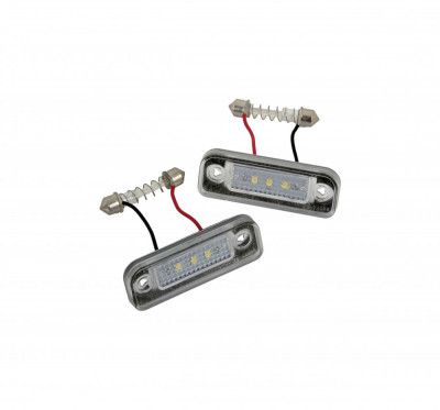 Set 2 lampi LED numar compatibil MERCEDES Cod: 7221 Automotive TrustedCars foto