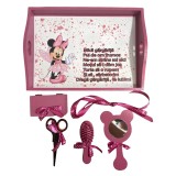 Cumpara ieftin Tavita Turta cu 6 Piese - Minnie Mouse Zana - TPT57 Roz Inchis
