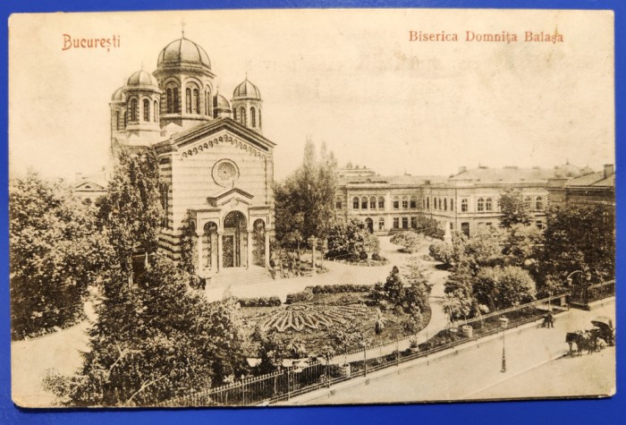 Bucuresti - Biserica Domnita Balasa 1912 - printata, necirculata