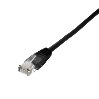 Cablu de retea UTP Well cat5e patch cord RJ45 2m negru UTP-0008-2BK-WL foto