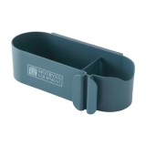 Cumpara ieftin Suport pentru uscator de par Motrys, 25.5 x 10 x 7 cm, plastic, albastru inchis