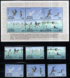 Maldives 2002 Birds set + perf sheets Mi.3905-10+KLB MNH DE.223, Nestampilat