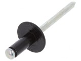 Diblu Universal 12mm Negru 10buc