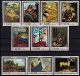 RAS AL KHAIMA 1968 - Picturi celebre din muzee europene /serie MNH, Nestampilat