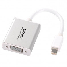 Adaptor Orico DMP3VMini DisplayPort catre VGA White foto