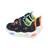 Sneakers cu luminite garvalin 251808, albastru (marime: 27 (16,8-17,4 cm))