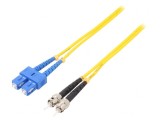 Patch cord fibră optică SC/UPC-ST/UPC 3m 9/125um, QOLTEC