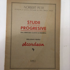 *Norbert Petri - Studii progresive prelucrate pentru acordeon