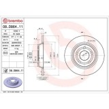 Set disc frana Ford Focus 4 (Hn) 01.18-, Focus 4 Sedan (Hm) 11.18-, Focus 4 Turnier (Hp) 09.18-, Spate, 271X11mm, plin, BREMBO