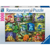 Cumpara ieftin Puzzle Ciuperci Colorate, 1000 Piese, Ravensburger