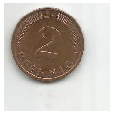 No(3) moneda- Germania DDR- 2 Pfennig 1991A