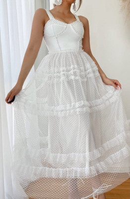 Rochie Midi Brielle Alba foto