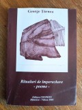 Ritualuri de imperechere - George Tarnea, autograf / R1F