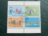 Finlanda 1989 - sport, serie stampilata