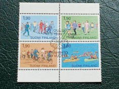 Finlanda 1989 - sport, serie stampilata foto