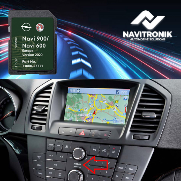 Card navigatie Opel Astra J (2011-2014) NAVI900 NAVI600 Europa + Romania 2020