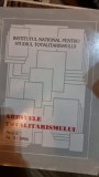 Arhivele Totalitarismului Anul II Nr. 3 / 1994