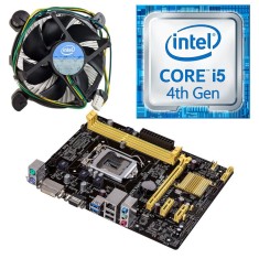 KIT Placa de baza ASUS H81M-K, Intel Core i5 4570 3.2GHz, Cooler CPU inclus foto