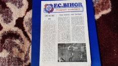 program - supliment FC Bihor mai 1982