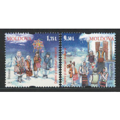 Moldova 2015 Mi 941/42 MNH - Obiceiuri de iarna