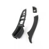 Set manere interioare portiere fata + ornament buton geam, pentru BMW seria 5 F10 F11 F18 - Negru