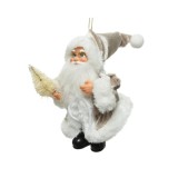 Cumpara ieftin Figurina - Santa Polyester Tree - Silver | Kaemingk