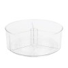 Organizator rotativ tip tava Pufo cu 3 compartimente pentru frigider sau dulap, 23 cm