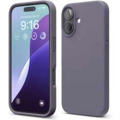Husa Soft Touch, slim, ALC Mobile, anti soc, compatibila cu IPhone 16 Plus, Mov Inchis Tpu foto