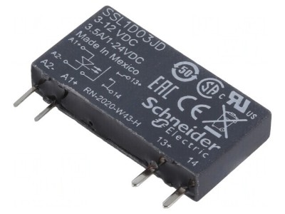 Releu Semiconductor 1-Fazat 3-12VDC 24VDC Soclu SSL1D03JD foto