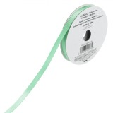 Panglică Satinată, 10mx6mm, Culoare Verde Mentă, Material Poliester, Oem