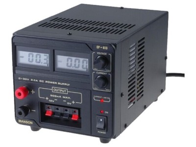 Alimentator de laborator liniar multicanal MANSON 0-30VDC 0-2,5A foto