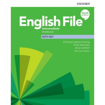 English File 4E Intermediate Workbook with key foto