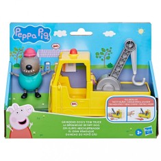 Set figurina si camion cu macara, Peppa Pig, Granddad Dog, F9519