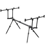 Rod Pod Baracuda RP09, 4 Posturi, Aluminiu, Ajustabil 64-104cm, Geanta Transport, Pescuit Crap