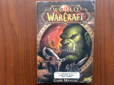 world of warcraft game manual pentru joc pc carte in limba engleza blizzard foto