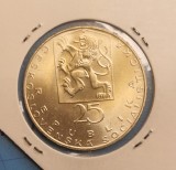 Cehoslovacia, Czechoslovakia, 25 Korun Jan Evangelista Purkyně 1969, KM66